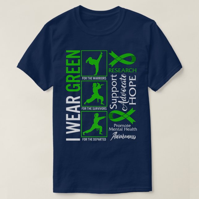 Förderung der Sensibilisierung für psychische Gesu T-Shirt (Design vorne)