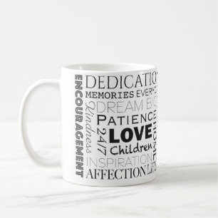 Förderung der Word-Sammlung Kaffeetasse