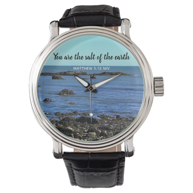 Förderung des Fotos der Bibel des Atlantischen Oze Armbanduhr (Vorderseite)