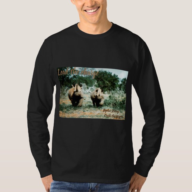 Förderung des Konzepts für das bipolare Bewusstsei T-Shirt (Vorderseite)