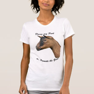 Förderung des Ziegenportraits - Oberhasli T-Shirt