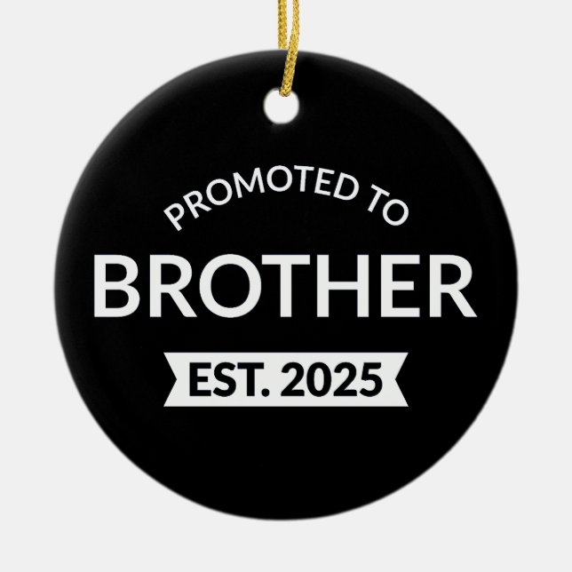 Förderung für den Bruderost. 2025 Keramik Ornament (Vorne)