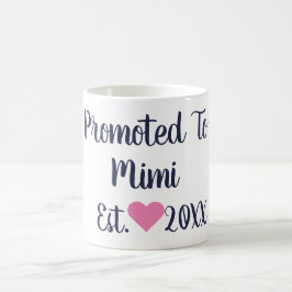 Förderung für die Mimi Marine und die hellrosa Tas Kaffeetasse