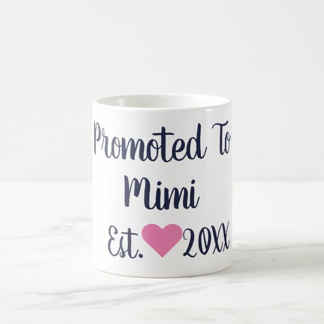 Förderung für die Mimi Marine und die hellrosa Tas Kaffeetasse (Mittel)