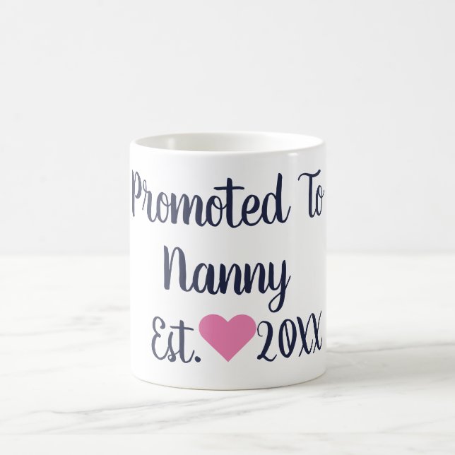 Förderung für die Nanny Navy & Pink-Tasse Kaffeetasse (Mittel)