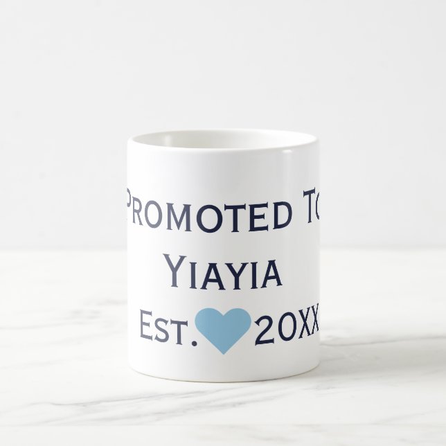 Förderung für die Yiayia Navy & Blue Tasse (Mittel)