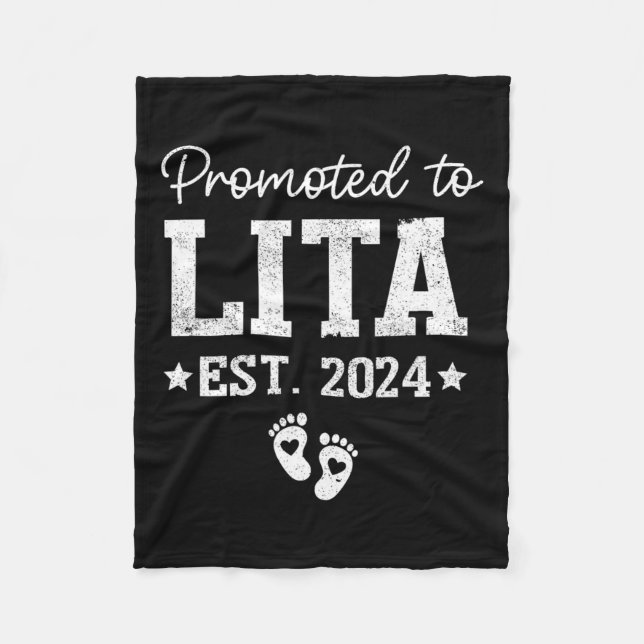 Förderung für Lita 2024 für Schwangerschaft Ba Fleecedecke (Vorderseite)