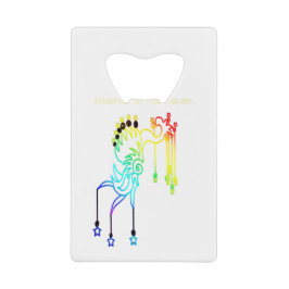 Förderung und Verwirklichung Geldbeutel Flaschenöffner