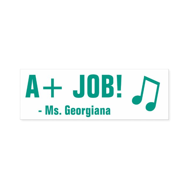 Förderung von "A+ JOB" Erzieherin Rubber Briefmark Permastempel (Design)