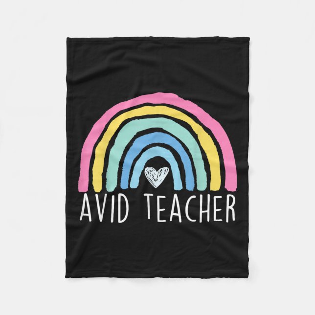 Förderung von Avid-Lehrern durch individuelle Begu Fleecedecke (Vorderseite)