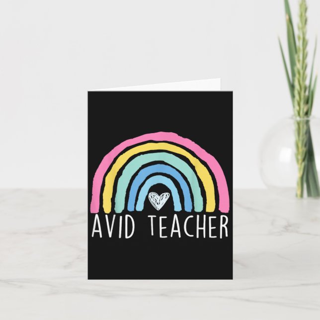 Förderung von Avid-Lehrern durch individuelle Begu Karte (Vorderseite)