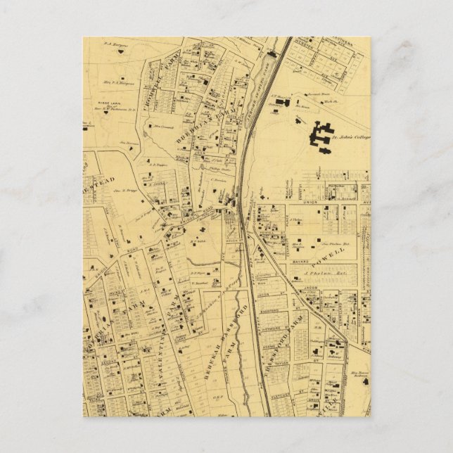 Fordham Postkarte (Vorderseite)