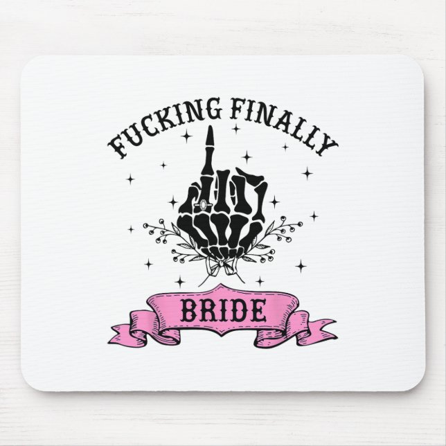Fording schließlich Bride Skeleton Hand Halloween  Mousepad (Vorne)