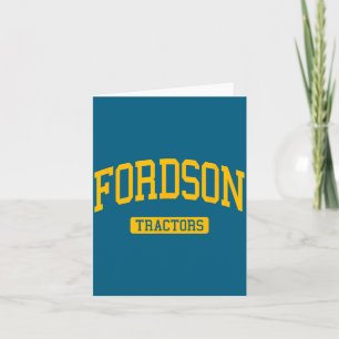Fordson High School HS Dearborn MI Universitäts-Sp Karte