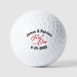 Fore Ever Wedding Personalisiert Golfball