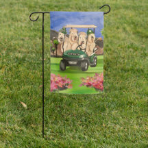 Fore Fun in der Sun Garden Flag