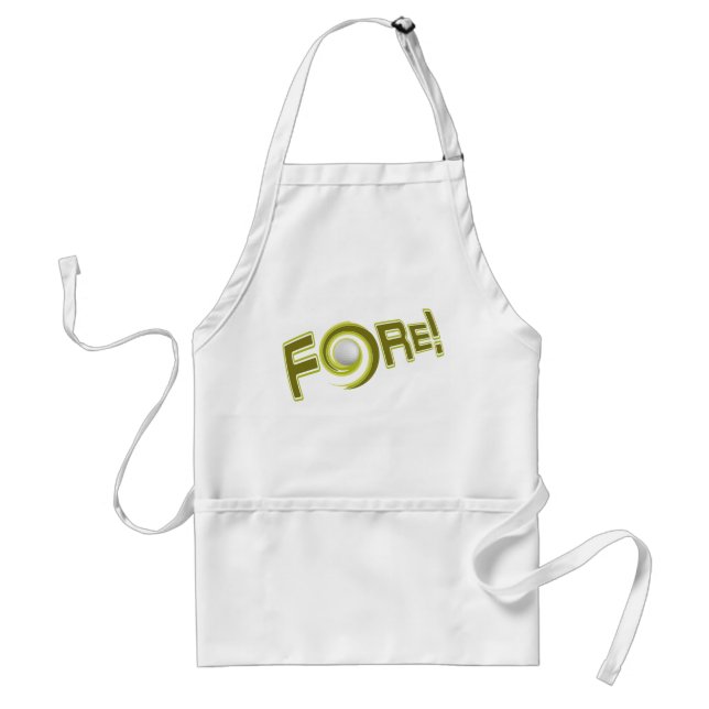 FORE! tablier de golf personnalisé - choisir style (Devant)