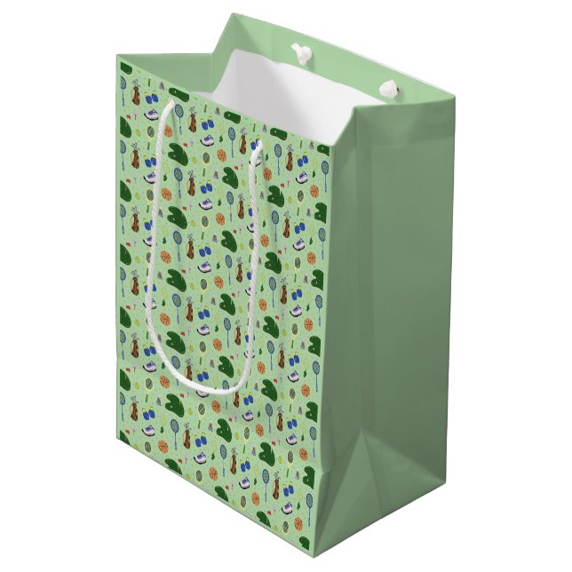 Fore the Perfect Gift – Golf Gift Bag Mittlere Geschenktüte (Vorderseite Schrägansicht)