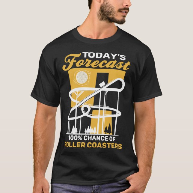 Forecast Roller Coaster T-Shirt (Vorderseite)