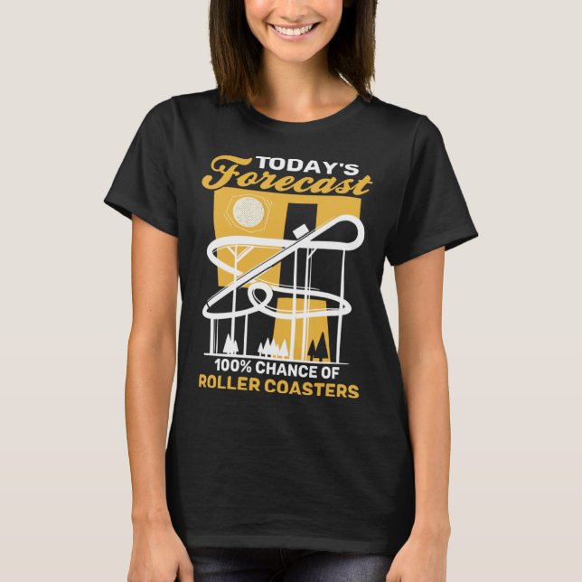 Forecast Roller Coaster T-Shirt (Vorderseite)