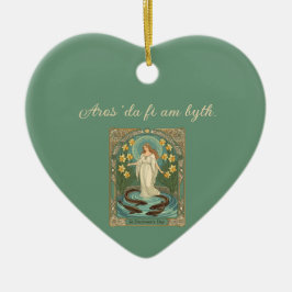 Forecasting Lovers' Fortunes Dwynwen's Well And Sa Keramik Ornament