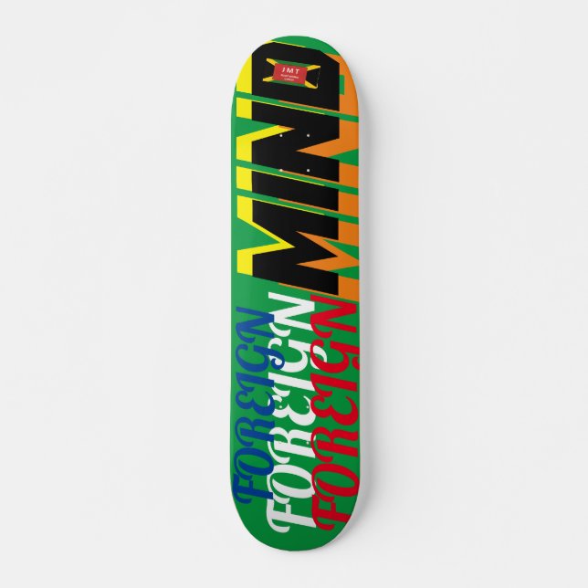 FOREIGN MIND 7 3/4" Skateboard Deck (Vorne)