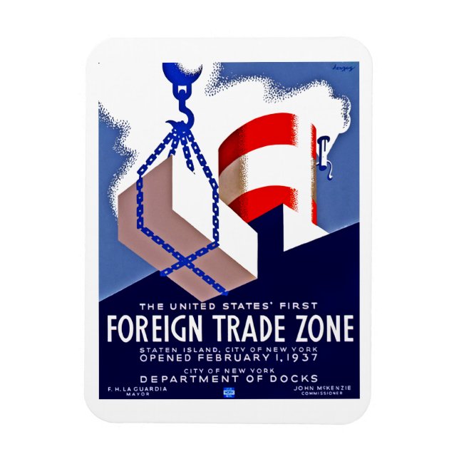 Foreign Trade Zone Magnet (Vertikal)