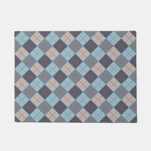 Forelle Blue Gray Baumwolle Orange Red Pattern Fußmatte
