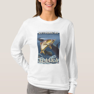 Forelle, die Querschnitt - Ketchikan fischt, T-Shirt