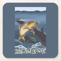 Forelle, die Querschnitt - Montana fischt