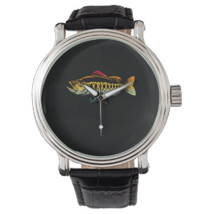 Forelle Fishing Nature Outdoor Fisherman Gift Armbanduhr