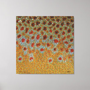 Forelle-Haut-Montage - Bachforelle Leinwanddruck