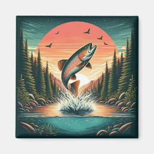 Forelle Magnet