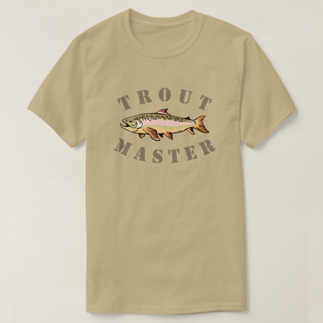 Forelle-Meister auch T-Shirt (Design vorne)