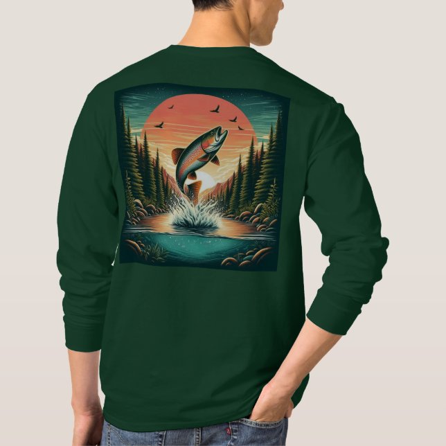 Forelle T-Shirt (Rückseite)