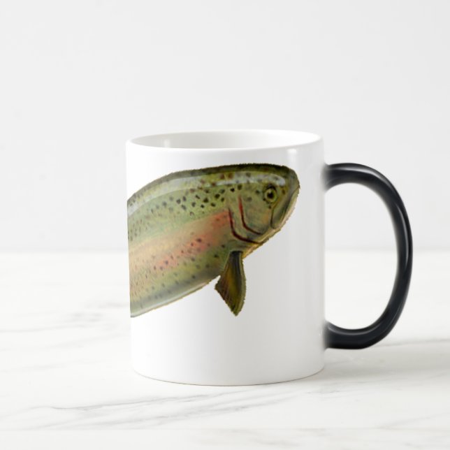 Forelle-Tasse Verwandlungstasse (Rechts)