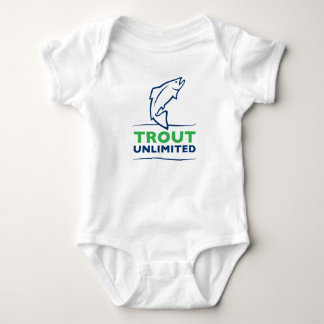Forelle-unbegrenztes Baby Jersey Strampler