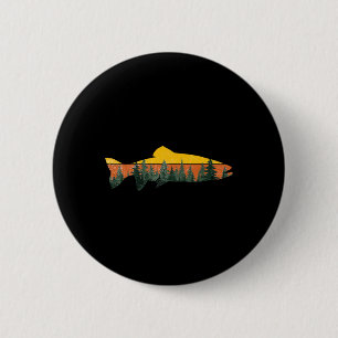 Forellen Fischen Outdoor Forest Nature Wildlife F Button