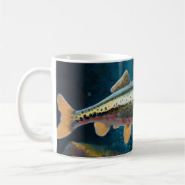 Forellen Fischfang Tasse