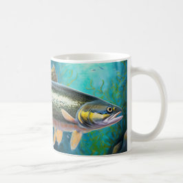Forellen Fischfang Tasse