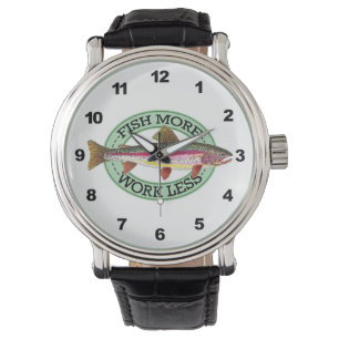 Forellen Fisherman Armbanduhr