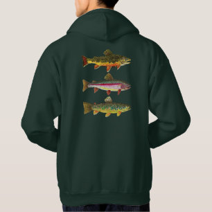 Forellen Fisherman Hoodie