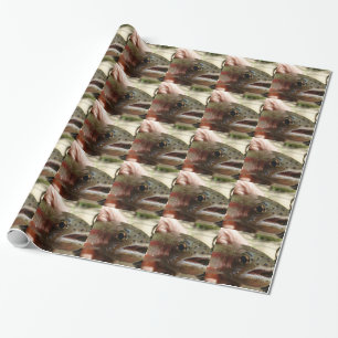 Forellen in Händen Geschenkpapier