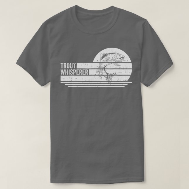 Forellen Whisperfliegen Angeln Forellenfischerei ( T-Shirt (Design vorne)