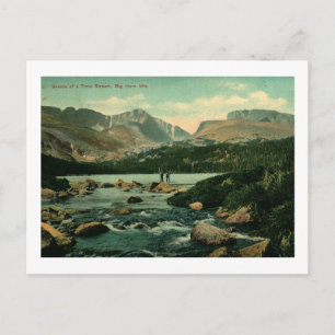 Forellenbach, Big Horn Mountains Vintage Postkarte