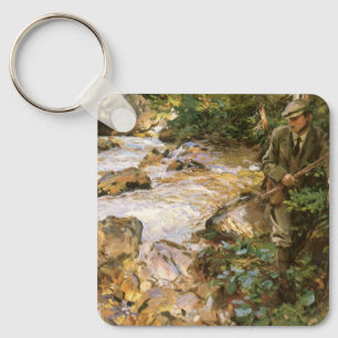 Forellenbach in Tirol von John Singer Sargent Schlüsselanhänger