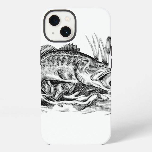 Forellenbarsch iPhone Hülle (Rückseite)