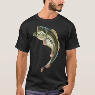 Forellenbarsch springt T-Shirt