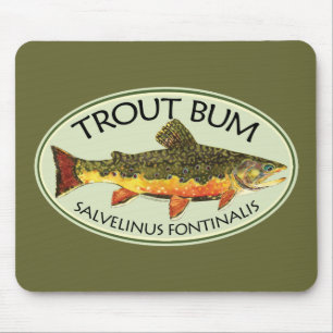Forellenbarsche Fischerei Mousepad