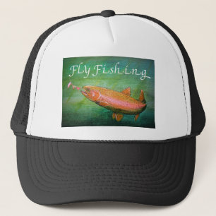 Forellenfisch Lachs/Regenbogenforelle Truckerkappe